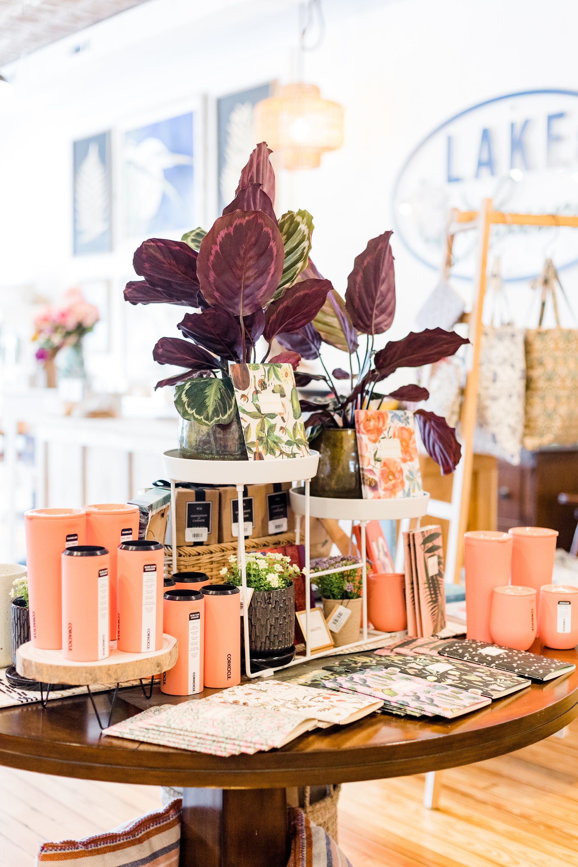 Neon Lights Coral Tumbler Corkcicle
