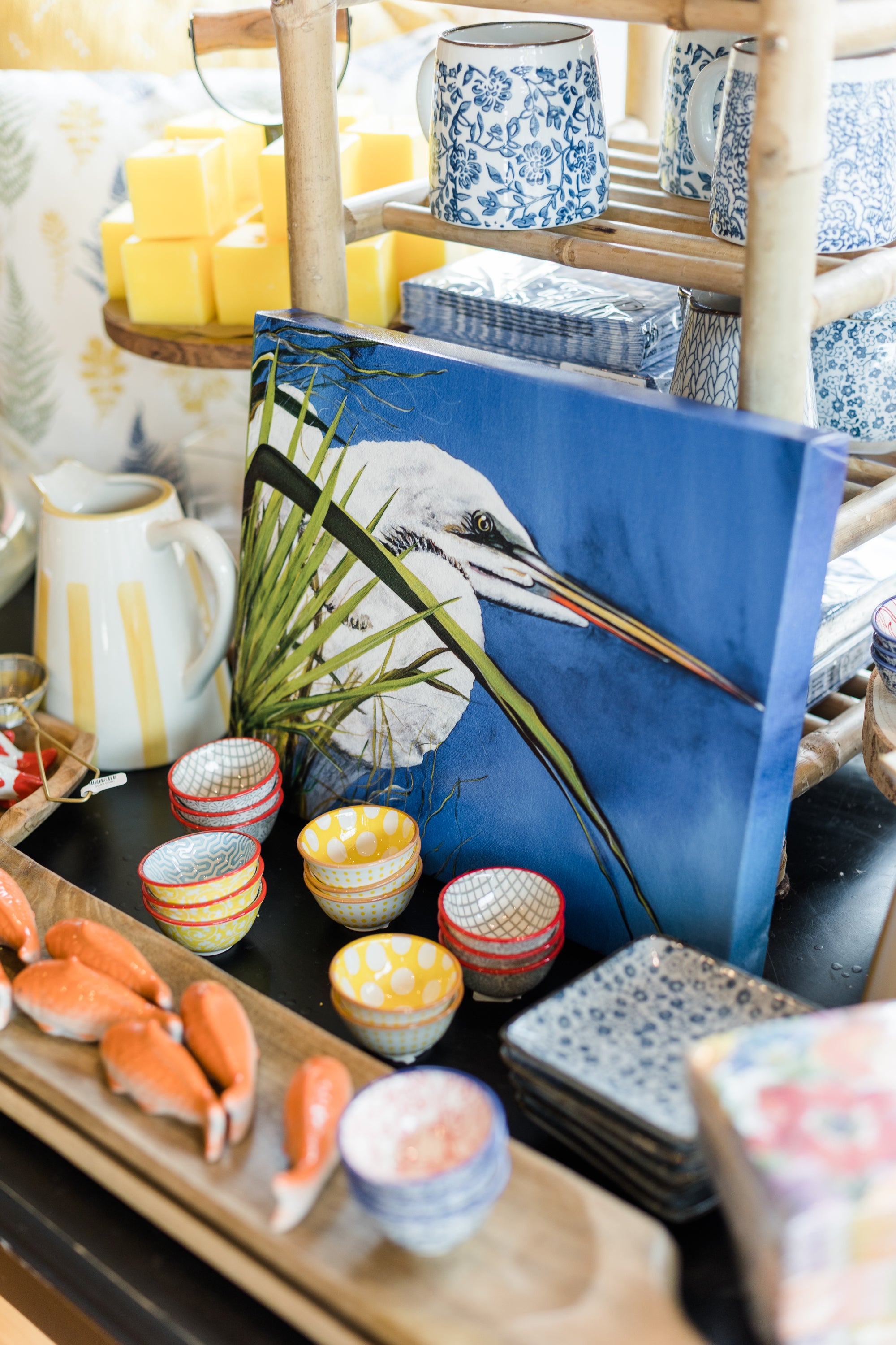 White Egret - Giclee Canvas Print
