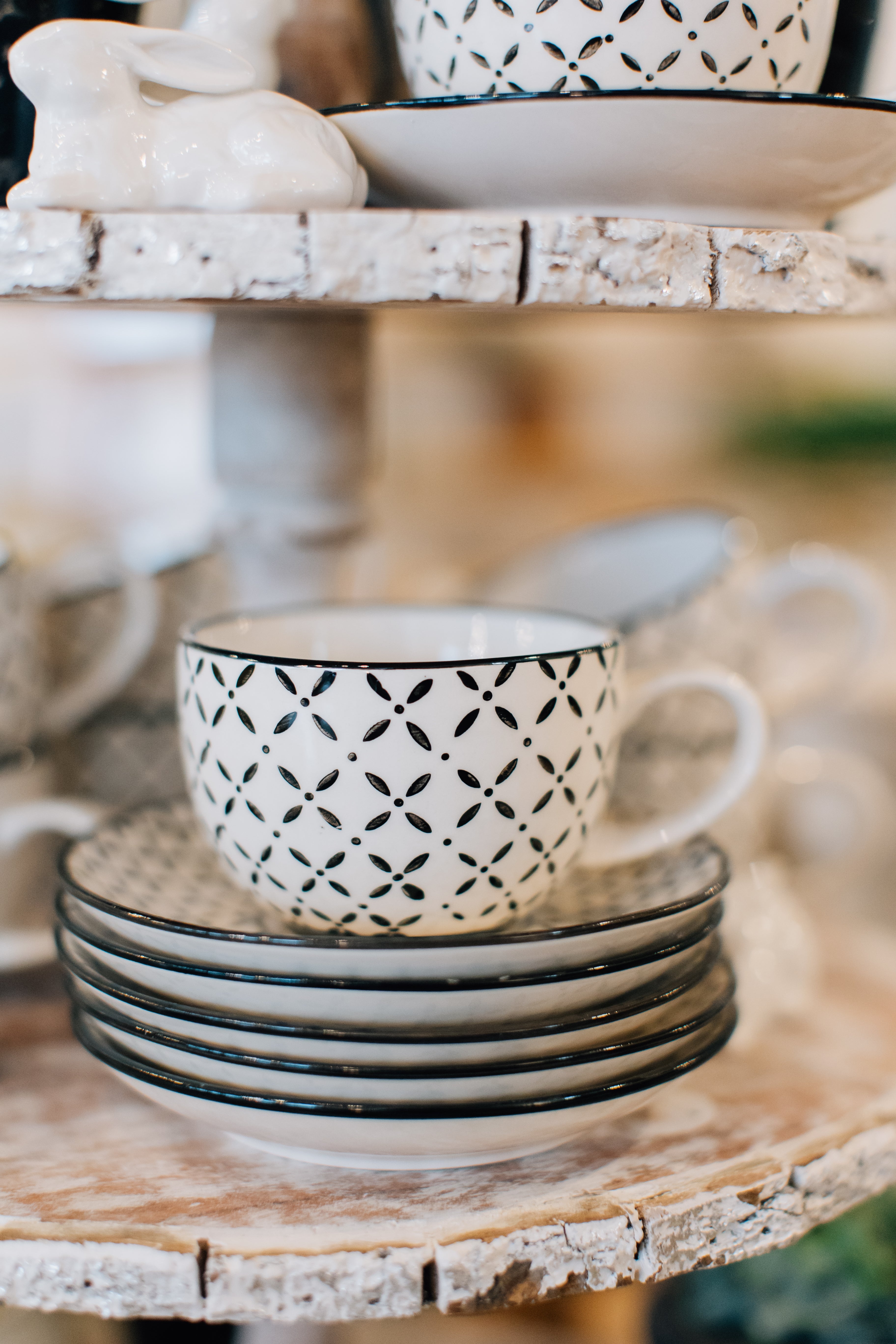 Norden Pattern Tea Cup and Saucer Set