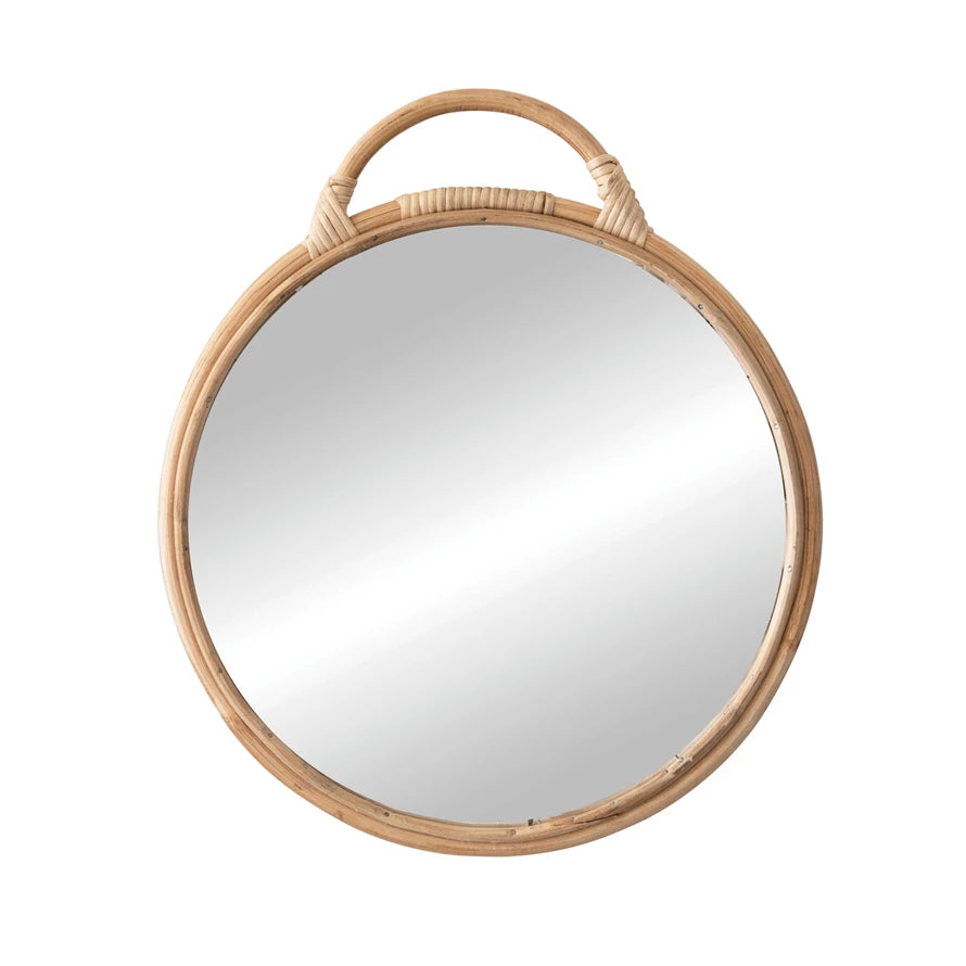 Rattan Mirror