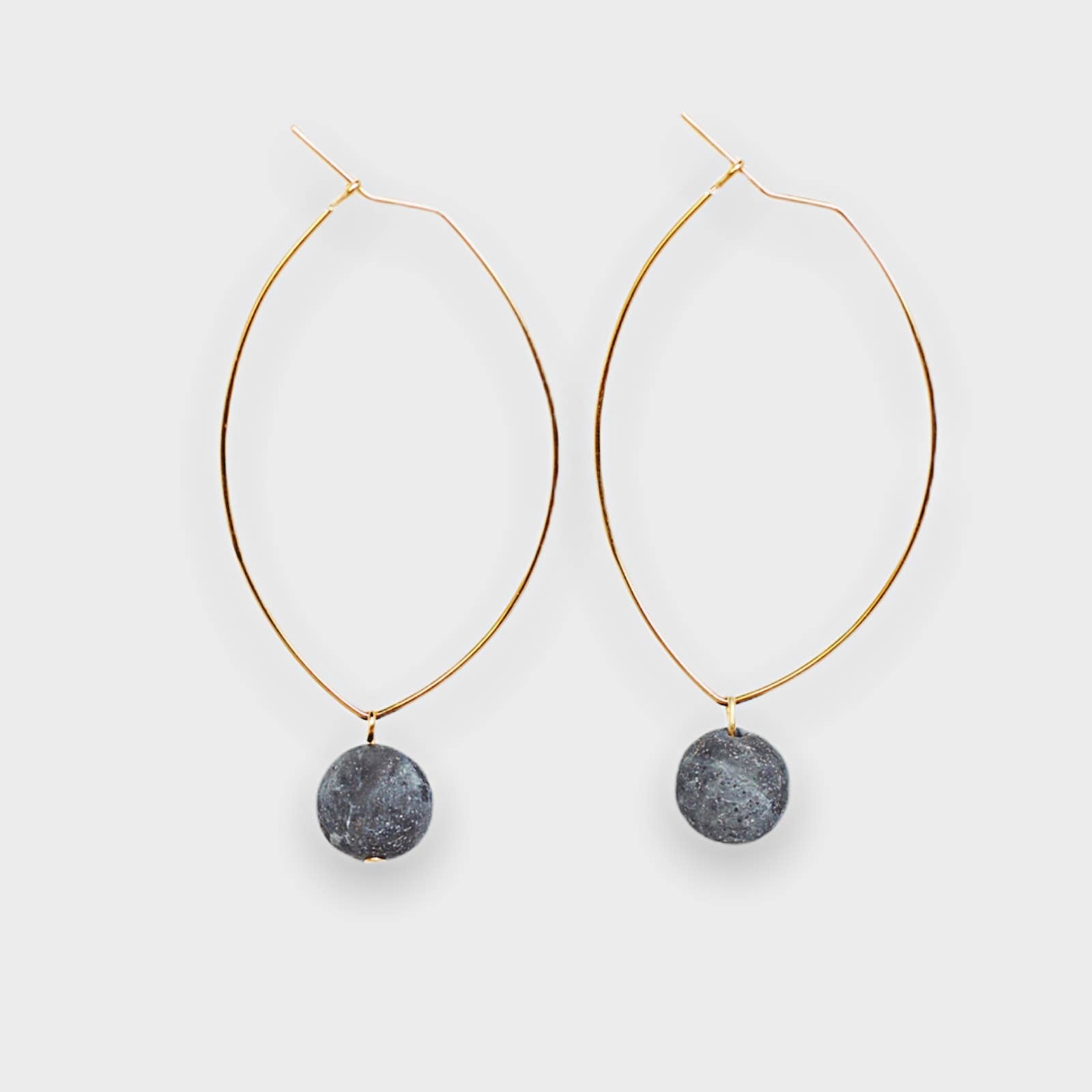 Lenny Gemstone Earrings, Multiple Colors