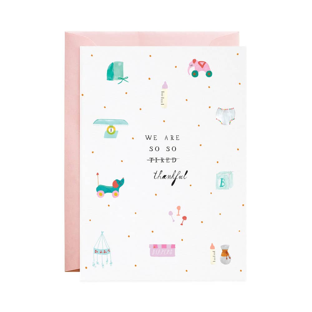 So So Thankful - Greeting Card