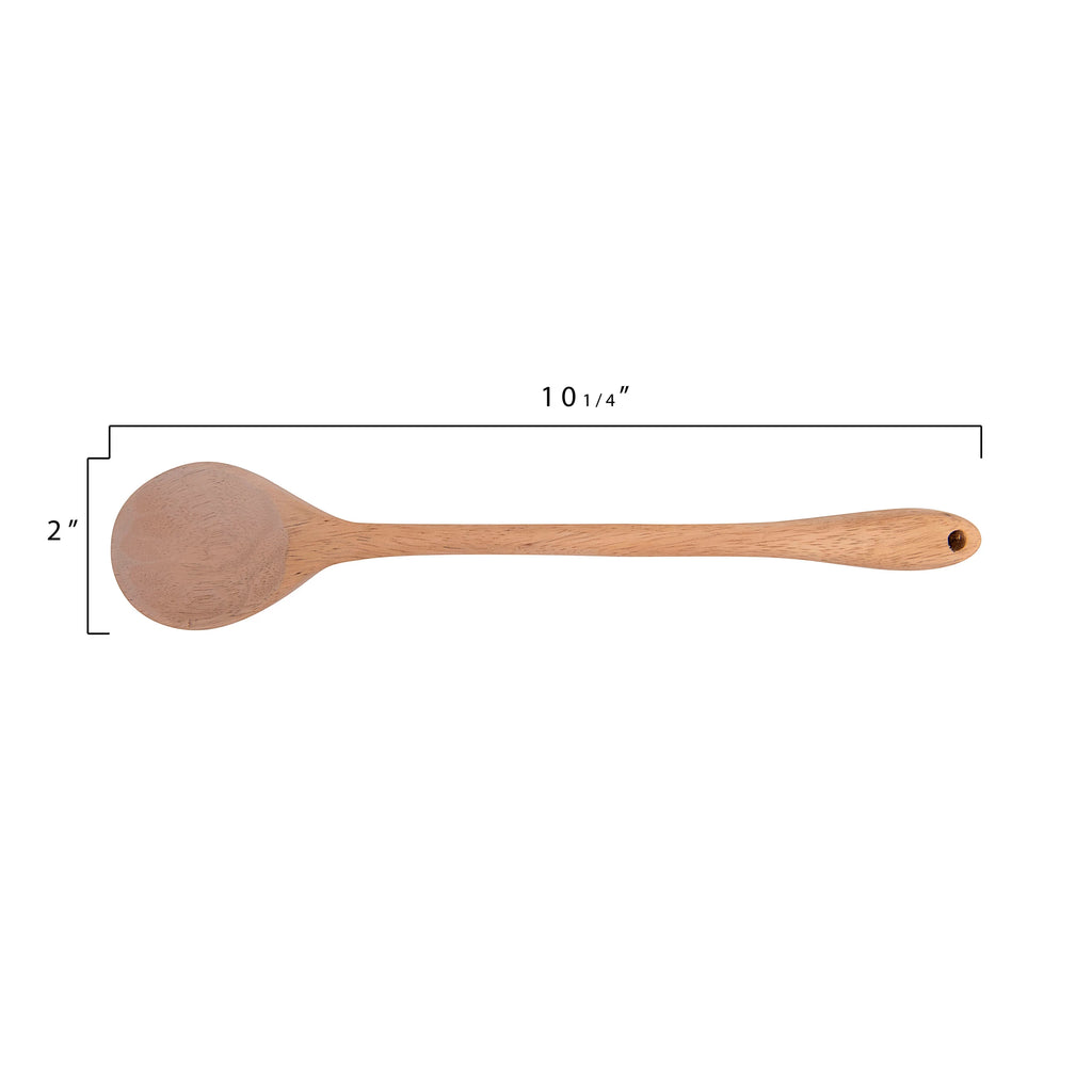 Hand-Carved Mango Wood Spoon, 10"