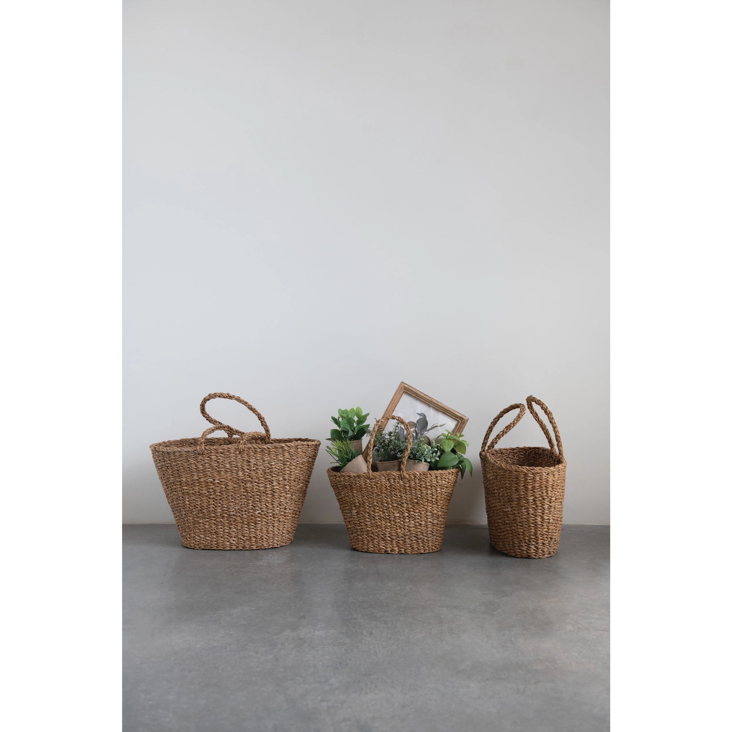 Woven Tote with Handles