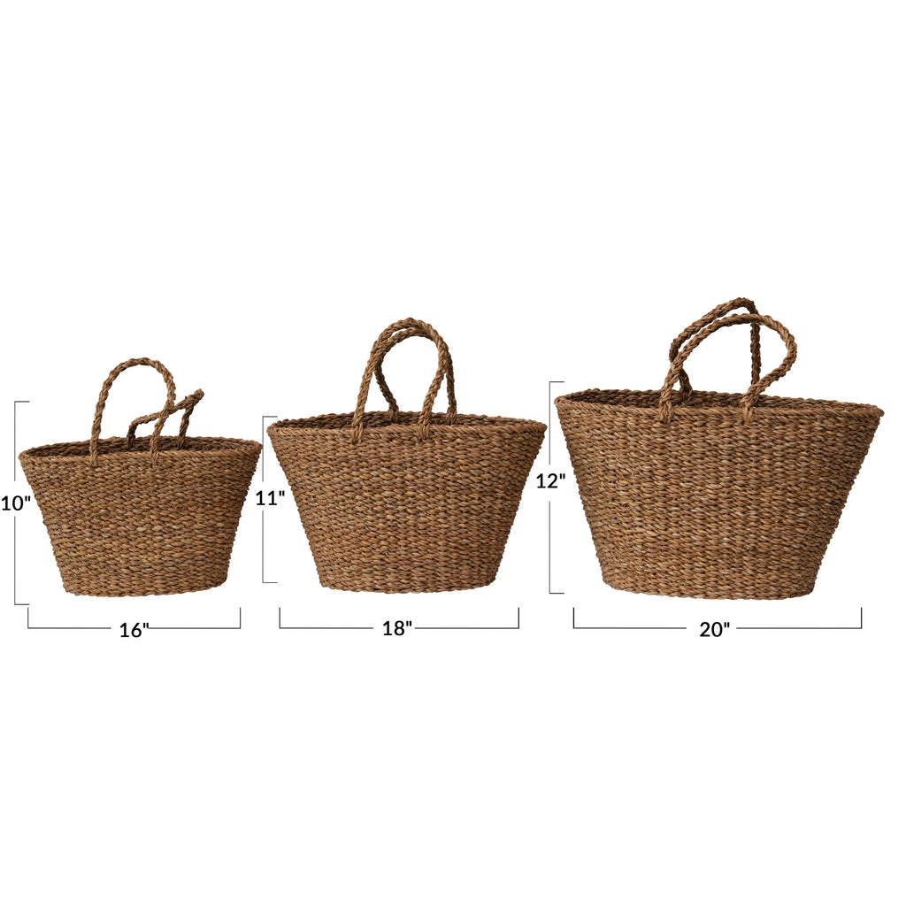 Woven Tote with Handles