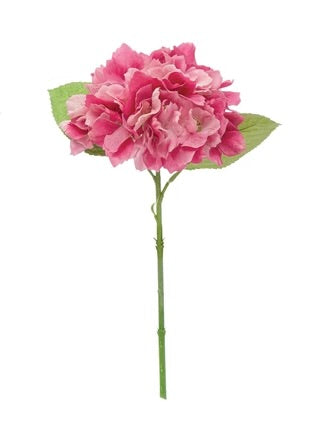 Faux Hydrangea Stem, 3 Colors