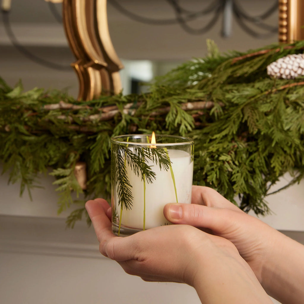 Frasier Fir Pine Needle Candle Design