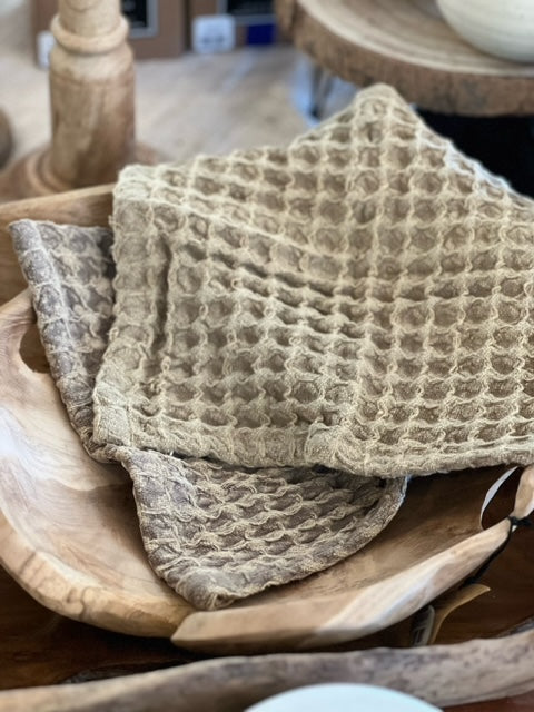 Waffle Weave Dish Cloths