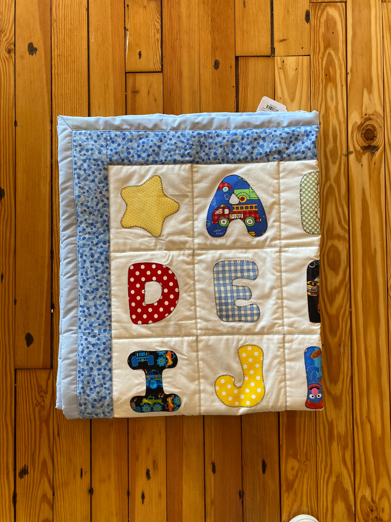 Handmade ABCs Blanket
